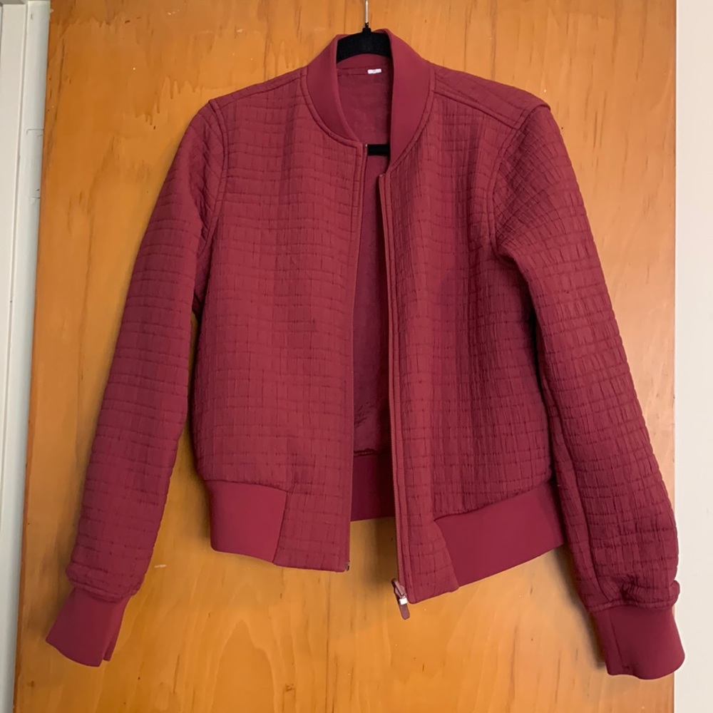 Purple Lululemon bomber jacket : Reversible